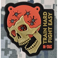 PVC патч Train Hard Fight Easy