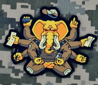 PVC патч Слон МПЗ