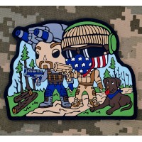 PVC патч 1133 Хлопці з лісу Limited