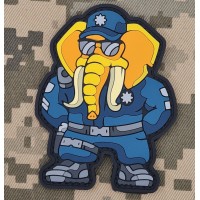 PVC патч Слон Поліцейський