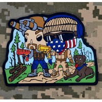 PVC патч 1133 Хлопці з лісу Limited