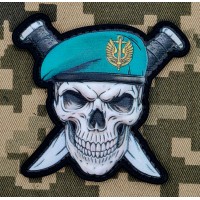 PVC патч Морська Піхота Череп в береті