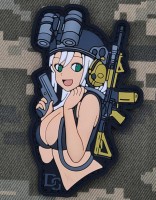 PVC патч Anime Tactical Girl