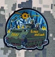 PVC патч TAXI TO HELL AND BACK