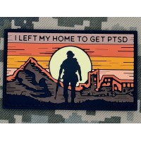 PVC патч I left my home to get PTSD