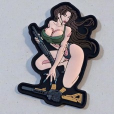 Купить PVC патч Gun Girl в интернет-магазине Каптерка в Киеве и Украине