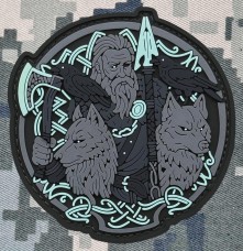 Купить PVC патч ODIN вовки і ворони в интернет-магазине Каптерка в Киеве и Украине