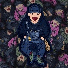 PVC Патч Малюк Двіж Black