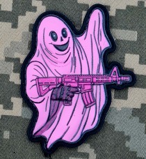 Купить PVC патч Тактичний Привид Pink в интернет-магазине Каптерка в Киеве и Украине