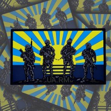 PVC патч Захисники України