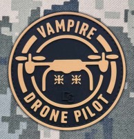 PVC патч Vampire Drone Pilot