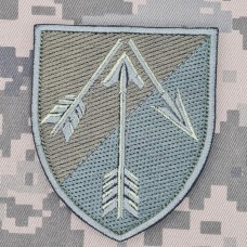 Шеврон 101 Окремий зенітний ракетний дивізіон олива