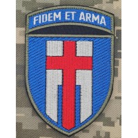 Шеврон 160 ОМБР FIDEM ET ARMA
