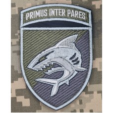 Нарукавний знак 40 ОБрБО з девізом Primus Inter Pares Польовий