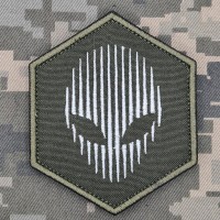 Шеврон 412 окремий полк безпілотних систем Nemesis СБС олива