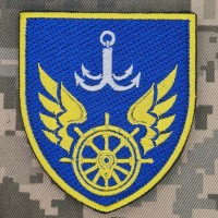 Шеврон управління військових сполучень на Одеській залізниці