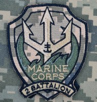 Нарукавний знак 2 батальйон 35 ОБрМП піксель