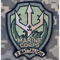 Нарукавний знак 2 батальйон 35 ОБрМП олива