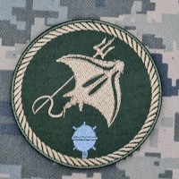 Нарукавний знак Дивізіон протимінних кораблів ВМСУ олива