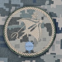 Нарукавний знак Дивізіон протимінних кораблів ВМСУ піксель