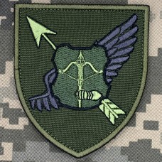 Купить Нарукавний знак 37 командний пункт протиповітряної оборони 12 АК олива в интернет-магазине Каптерка в Киеве и Украине