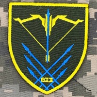 Нарукавний знак 633 ОЗКБ олива-кольорова