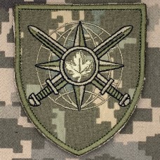 Нарукавний знак Міжнародний центр миротворчості та безпеки піксель