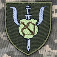 Шеврон  87 центр морально-психологічної підтримки 16 АК олива