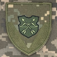 Шеврон 101-й окремий протитанковий батальйон 17 АК піксель