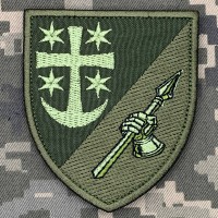 Шеврон 102 ОПТБ 21 АК олива