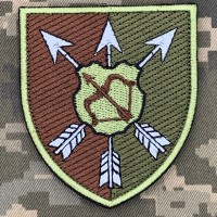 Шеврон 1163 Окремий Зенітний Ракетний Дивізіон 16 АК польовий
