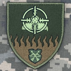 Шеврон 1172 окремий зенітно-ракетний дивізіон 17 АК олива