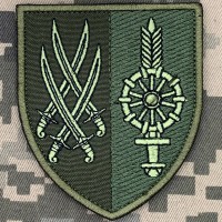 Шеврон 128 окремий батальйон логістики 20 АК олива