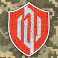 Шеврон 151 Окрема механізована бригада червоний зашитий