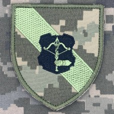 Шеврон 153 окремий розвідувальний батальйон 12 АК пыксель