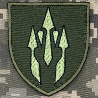 Шеврон 157 навчальний центр ЗСУ олива