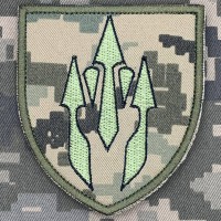 Шеврон 157 навчальний центр ЗСУ піксель