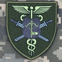 Шеврон 184 окремий батальйон логістики 12 АК олива