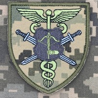 Шеврон 184 окремий батальйон логістики 12 АК піксель