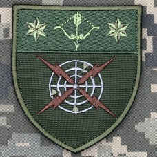 Шеврон 34 командний пункт протиповітряної оборони 10 АК олива