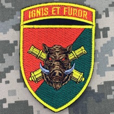 Шеврон 38 ОАБр Ignis et furor