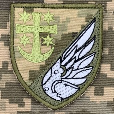 Шеврон 433 Окремий полк безпілотних систем 21 АК піксель