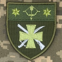 Шеврон 582 батальйон охорони та забезпечення 10 АК олива