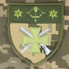 Шеврон 582 батальйон охорони та забезпечення 10 АК піксель