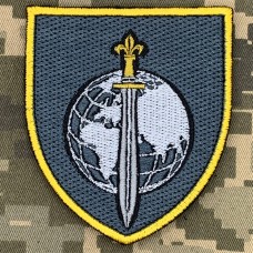 Шеврон 7 центр безпілотних систем ДССТ сірий