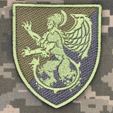 Шеврон Головного центру забезпечення охорони державної таємниці ЗСУ хакі