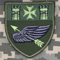 Шеврон КП ППО 9 АК олива