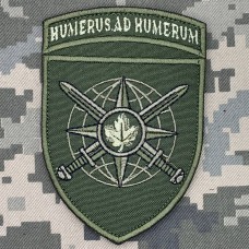 Шеврон Міжнародний центр миротворчості та безпеки олива