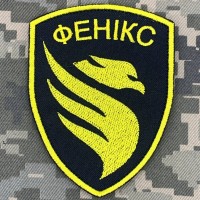 Шеврон Полк безпілотних систем "Фенікс" ДПСУ жовтий