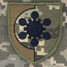 Шеврон Санітарно-епідеміологічна служба піксель